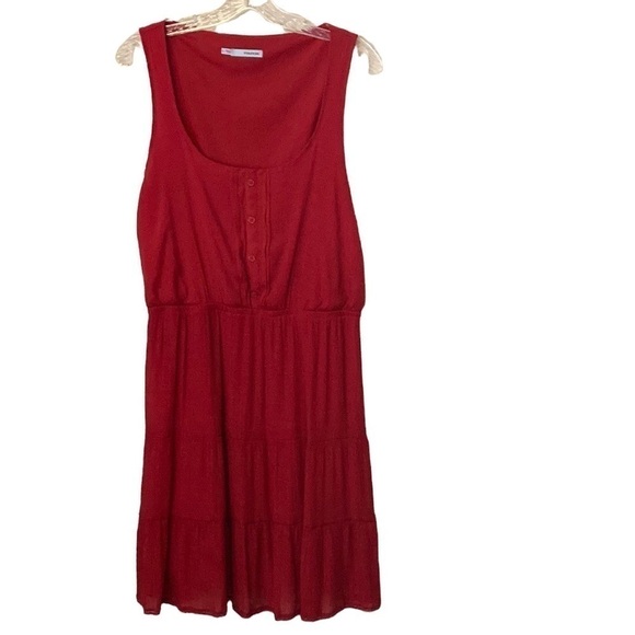 Sleeveless Red Dress Maurices Large - Picture 1 of 7